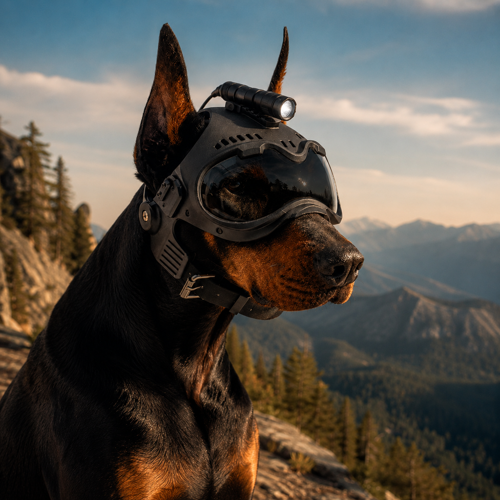 Compact Tactical K9 Helmet Light
