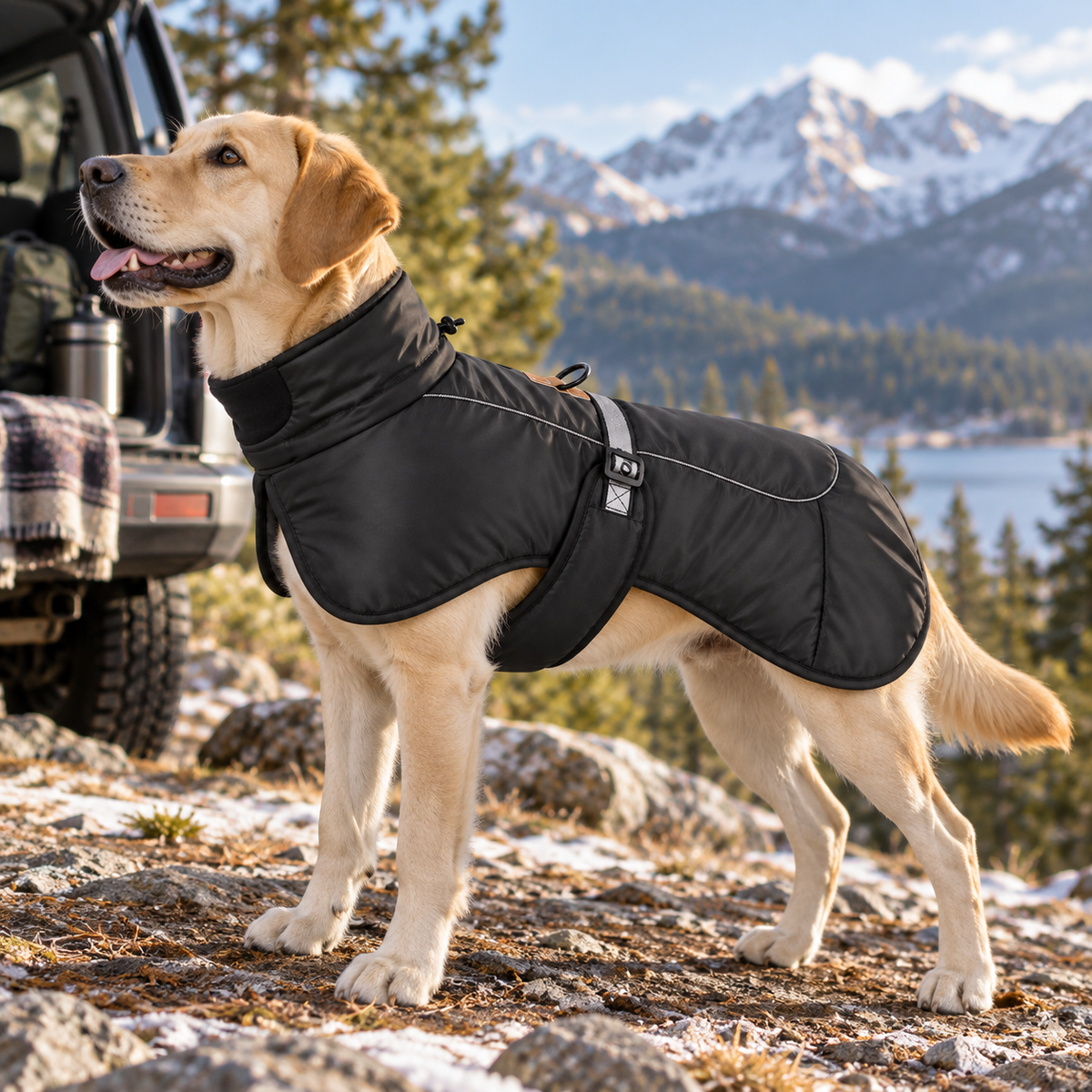 Insulated Winter Adventure Dog Coat