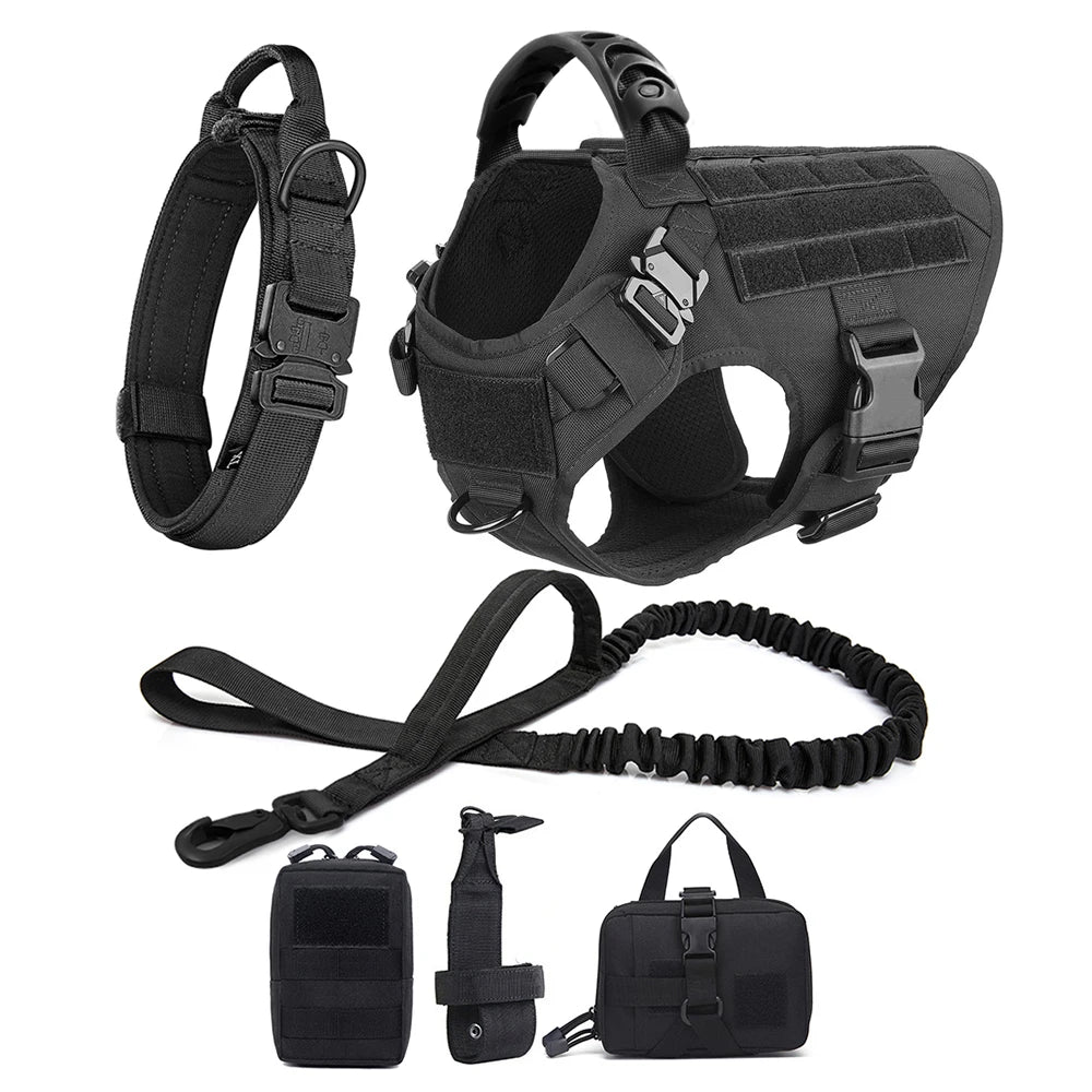 Tactical Adventure Dog Harness & Gear System
