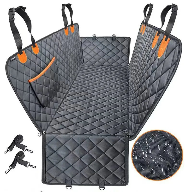 Waterproof Dog Car Seat Hammock & Rear Seat Protector