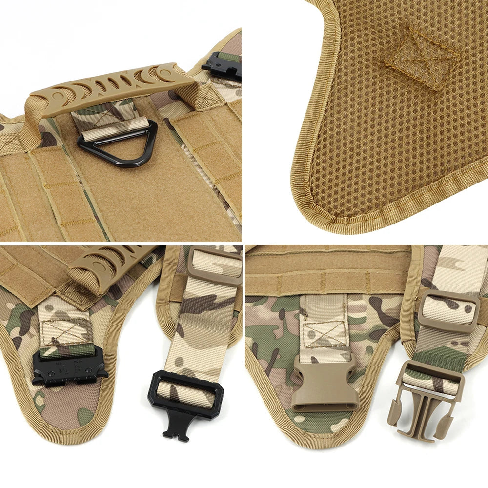 Tactical Adventure Dog Harness & Gear System