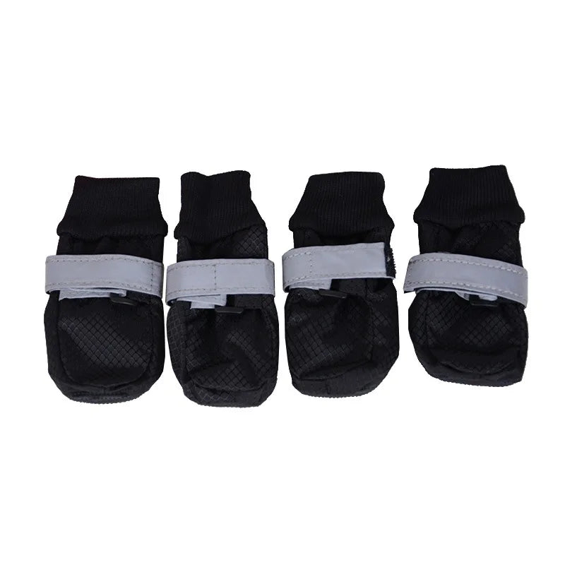 All-Terrain Waterproof Dog Boots – 4-Piece Set