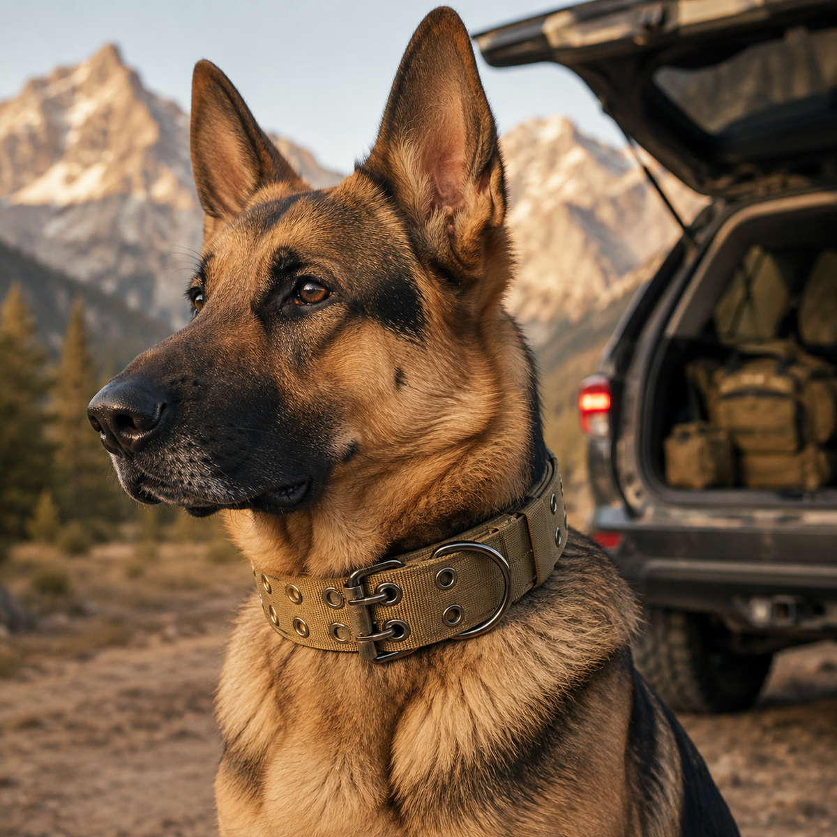 Heavy-Duty Tactical Dog Collar